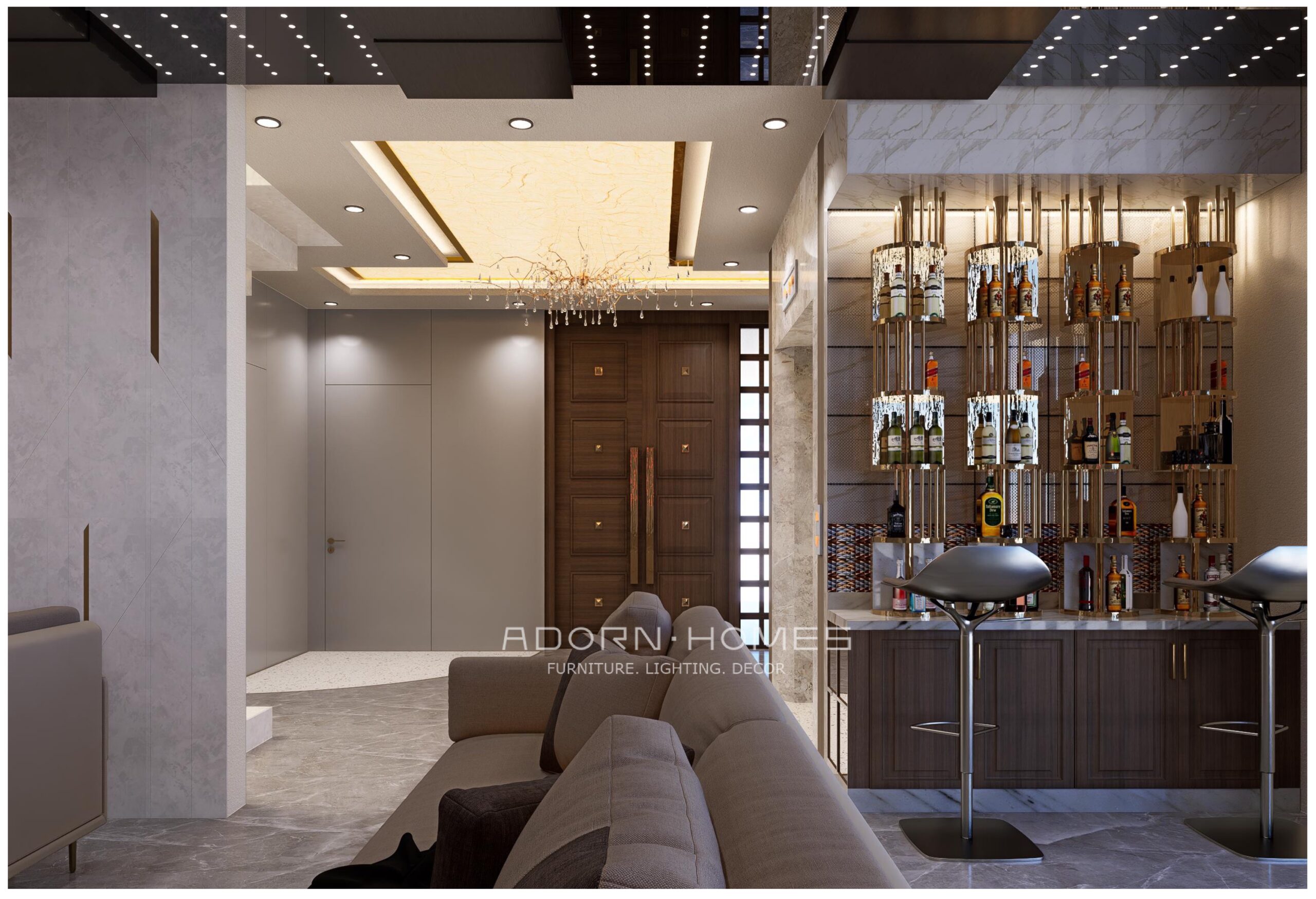 Theatre Room & Bar Corner 1